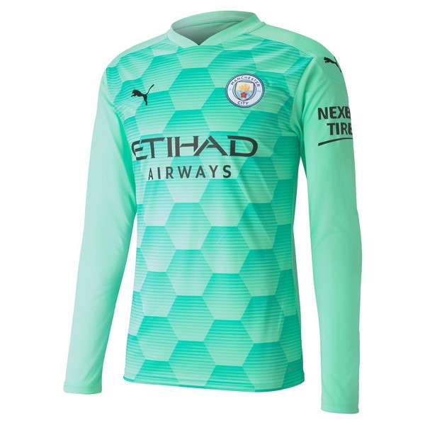 Thailandia Maglia Manchester City Away ML Portiere 20/21 Verde